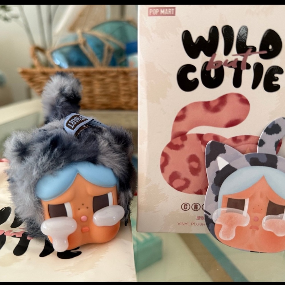 Popmart Crybaby Wild But Cutie Plush Pendant Denim Cutie
